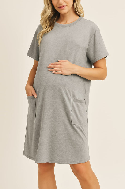 Cotton Oversize Maternity Dress – Designed for Daily Comfort